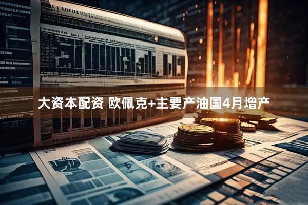 大资本配资 欧佩克+主要产油国4月增产