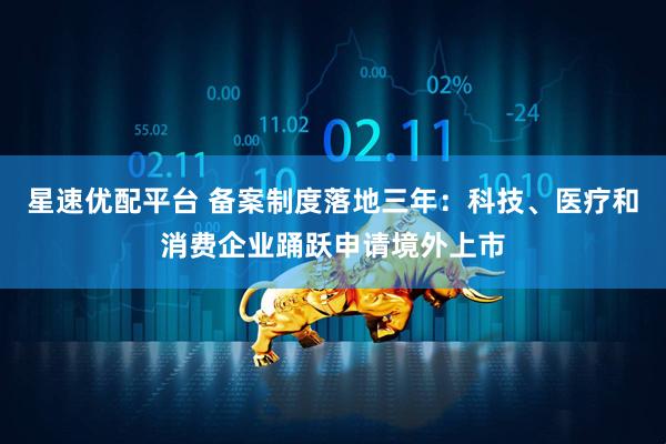 星速优配平台 备案制度落地三年：科技、医疗和消费企业踊跃申请境外上市
