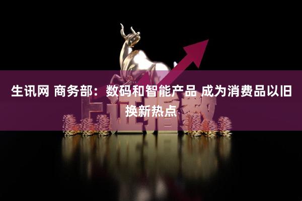 生讯网 商务部：数码和智能产品 成为消费品以旧换新热点