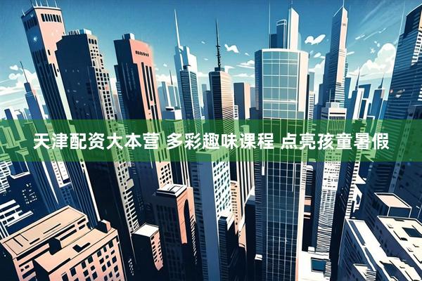 天津配资大本营 多彩趣味课程 点亮孩童暑假