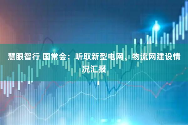 慧眼智行 国常会：听取新型电网、物流网建设情况汇报