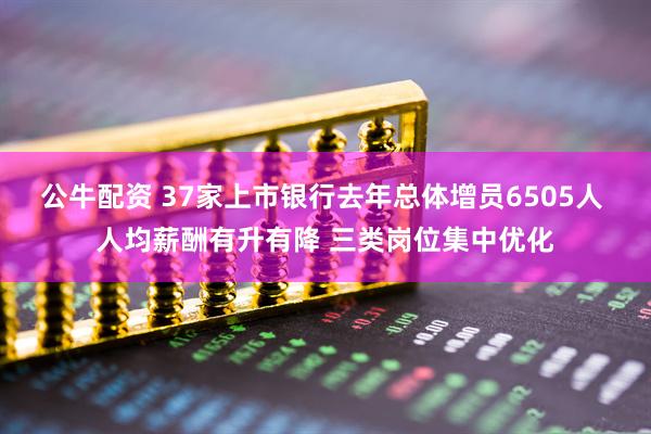 公牛配资 37家上市银行去年总体增员6505人 人均薪酬有升有降 三类岗位集中优化