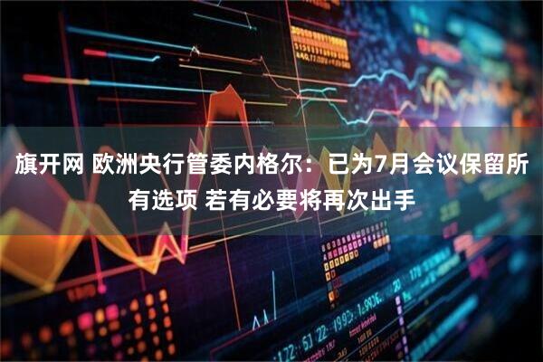 旗开网 欧洲央行管委内格尔：已为7月会议保留所有选项 若有必要将再次出手